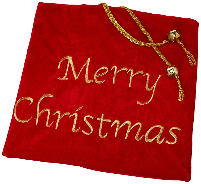 Fun World Costumes Men's Santa Sack, Red/Gold, One Size - Image 5